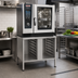 Thumbnail image #2 for RATIONAL Stand III Stainless Steel Stationary Oven Stand for iCombi 6- and 10-Half Size Classic/Pro