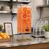 Thumbnail image #2 for Mid-Century 3 Gallon Square Beverage Dispenser with Infusion Chamber, Drip Tray, and Brass Wire Base