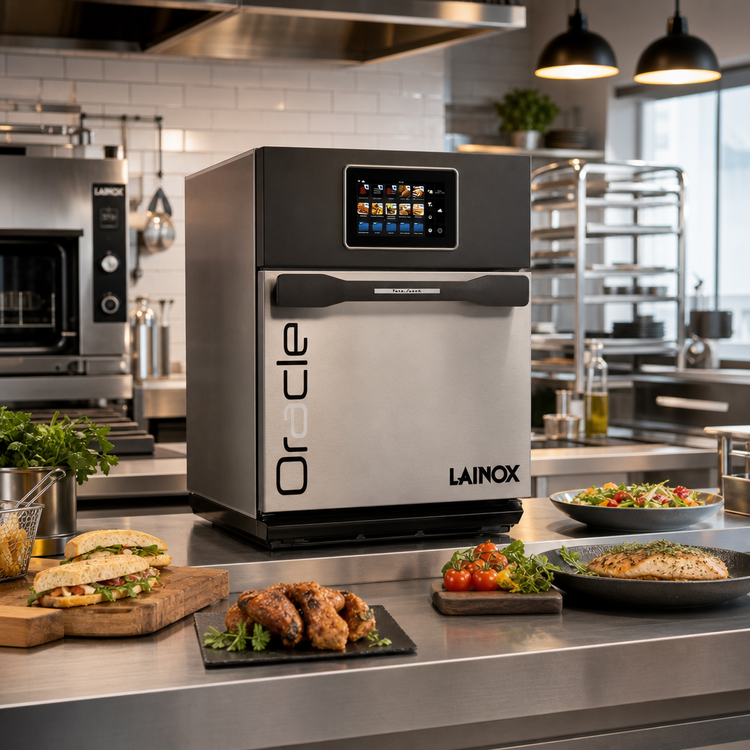 Product image #2 for Lainox Oracle ORACGB Boosted Countertop High-Speed Combi Wave Oven