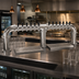 Thumbnail image #2 for Glastender Pipe Bridge Draft Dispensing Tower, Countertop, 12 Faucets, Mirror Finish, Air Cooled
