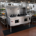 Thumbnail image #2 for MasterRange Two-Chamber Gas Wok Range with Stainless Steel Sides and Swing Faucets