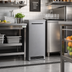 Thumbnail image #3 for Summit Commercial 15-Inch ADA Drain-Free Built-In/Freestanding Crescent Cube Ice Maker with 22-lb Storage Bin