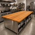 Thumbnail image #2 for Appalachian Red Oak Edge-Grain Island Countertop, 96 x 42 x 1-1/2 Inch, Penetrating Oil Finish