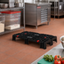 Thumbnail image #2 for Quantum EZ Lock Vented Dunnage Platform Rack & Pallet, 12 x 40 x 6 Inches, Black, 2,500 lb. Capacity