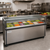 Thumbnail image #2 for Dinex DineXpress Slimline Ice-Cooled Cold Food Counter, 2 x 12 x 20 Pan Capacity