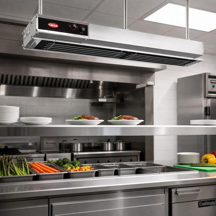 Product image #2 for Hatco Glo-Ray High Watt Dual Infra-Black Strip Heater, 30-Inch, Unlighted, Aluminum, 1320 Watt
