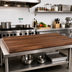 Thumbnail image #2 for Boos Block American Black Walnut Edge Grain Kitchen Countertop with Varnique Finish, 60 x 32 x 1.5 Inches