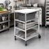 Thumbnail image #2 for Channel Lifetime Tough Universal Extra Heavy-Duty Aluminum 3-Shelf End-Load Lug Rack, 21 x 28.5 x 37.5 Inches