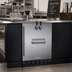 Thumbnail image #3 for Summit Commercial 24-Inch Front Tap Built-In Dual-Tap Beer Kegerator with Stainless Steel Door and Black Cabinet