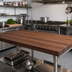 Thumbnail image #2 for John Boos Boos Block American Black Walnut Edge Grain Kitchen Countertop, 84 x 38 x 2-1/4 Inches, Flat No-Backsplash