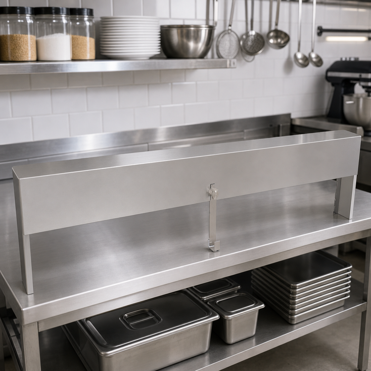 Product image #2 for 45-Inch Single Speed Rail Locking Cover, Stainless Steel