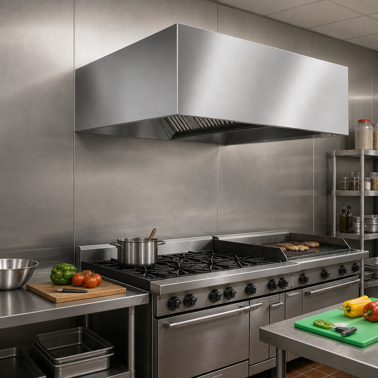 Product image #2 for Eagle Group SpecAir HEB96-84 84" Non-Compensating Wall Type Exhaust-Only Hood
