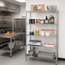 Thumbnail image #2 for Eagle Group 5-Tier Add-On Wire Shelving Unit, 60 x 24 x 74 Inches, Chrome-Plated