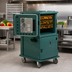 Thumbnail image #3 for Cambro Ultra Camcart® H-Series 2-Compartment Front-Loading Heated Food Pan Carrier, Top Door Heated Only, Heavy-Duty Casters