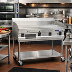 Thumbnail image #2 for Imperial Pro Series PSG48 48-Inch Countertop Gas Griddle, Smooth 1-Inch Plate, 120,000 BTU