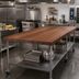 Thumbnail image #2 for John Boos Boos Block American Black Walnut Edge Grain Kitchen Countertop with Penetrating Oil Finish, 144 x 48 x 3 Inches