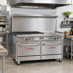 Thumbnail image #2 for Southbend (Middleby) Ultimate 4603AD-4T 60-Inch Gas Range with 2 Star/Sauté Burners, 48-Inch Thermostatic Griddle, Standard & Convection Ovens