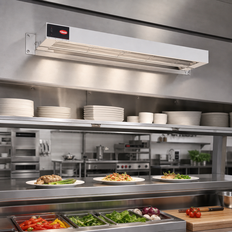 Product image #2 for Hatco Glo-Ray 30-Inch Double Unlighted Infrared Strip Heater, Aluminum, 1.32 kW