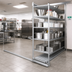 Thumbnail image #2 for Floor-Trak Single-Deep 29 Ft. Anodized Aluminum Floor Track Kit for Wire Shelving