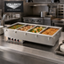 Thumbnail image #2 for Vollrath Four-Well Modular Hot Drop-In Hot Food Well with 316 Stainless Marine Grade Wells, Auto-Fill, Thermostatic Controls, 120V