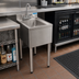 Thumbnail image #2 for BK Resources 1-Bowl Underbar Dump Sink with Lead-Free Faucet, 12