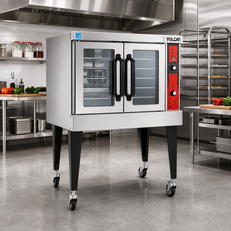 Product image #2 for Vulcan VC5ED-QS-PLATINUM Quick Ship Full-Size Single Deck Standard Depth Electric Convection Oven