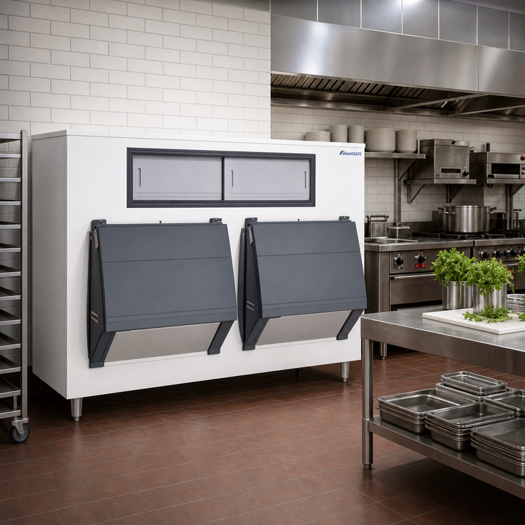 Product image #2 for SmartGATE SG2250-72 Double Door Upright Ice Storage Bin, 2250 lb Capacity