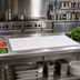 Thumbnail image #2 for John Boos 72-Inch x 8-Inch 3/4-Inch Thick Reversible Polyethylene Steam Table Cutting Board
