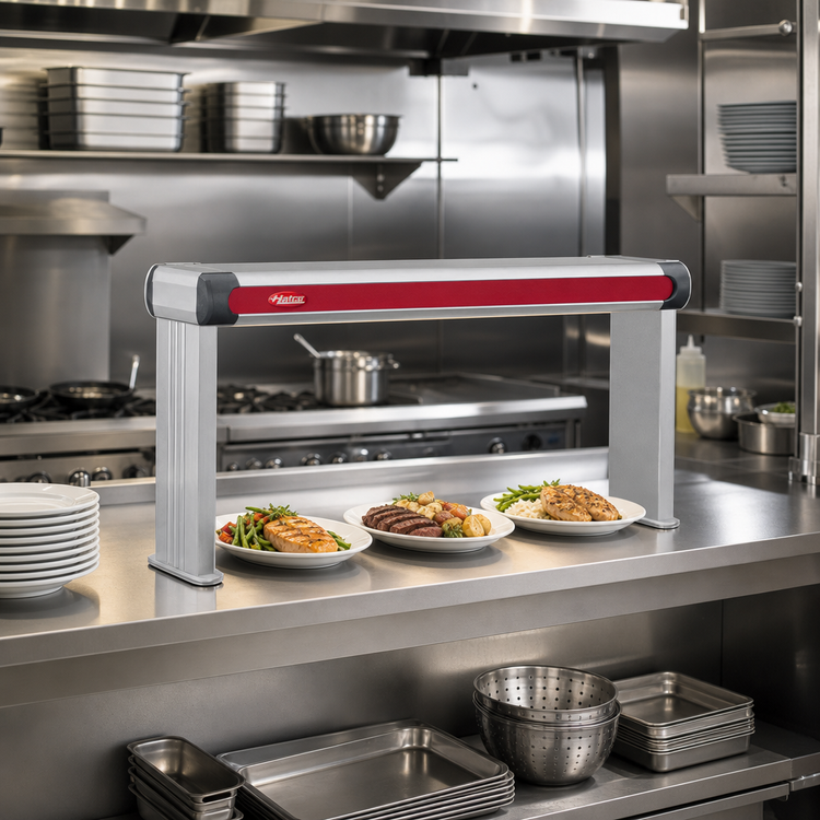 Product image #2 for Hatco Glo-Ray Designer Single Unlighted Infrared Strip Heater, 21-1/2" Wide, 350W, Aluminum