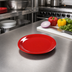 Thumbnail image #3 for Sierrus™ 9-Inch Narrow Rim Red Melamine Dinner Plate