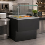 Thumbnail image #2 for Structural Concepts Grocerant FB3S-2H Heated Service Food Bar, 36-Inch, 2 Wells, Full Service, Steam Heat