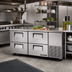 Thumbnail image #2 for True 67.25-Inch 2-Section 4-Drawer Deep Undercounter Refrigerator
