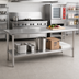 Thumbnail image #2 for Eagle Spec-Master 108-Inch x 30-Inch Stainless Steel Work Table with Adjustable Undershelf