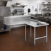 Thumbnail image #2 for John Boos Pro-Bowl L-Shaped Island Clean Dishtable, Left-to-Right Operation