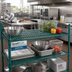 Thumbnail image #2 for QuadPLUS Solid Polymer Shelf Mat, 42 Inches W x 18 Inches D, Green, with MICROGARD Antimicrobial Protection