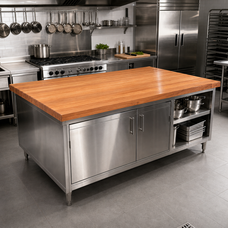 Product image #2 for Boos Block American Cherry Edge Grain Kitchen Countertop, 120 x 48 x 1-3/4 Inch, Penetrating Oil Finish