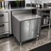 Thumbnail image #3 for BK Resources Well Series 24-Inch x 21-Inch Flat Top Underbar Cabinet with Legs