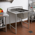 Thumbnail image #2 for Eagle Group 414 Series Single-Compartment Sink with Left Drainboard