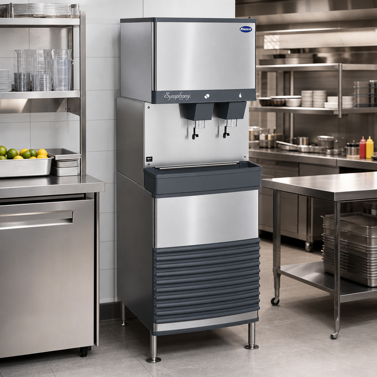Product image #2 for Symphony Plus Freestanding Ice and Water Dispenser with Lever Dispense