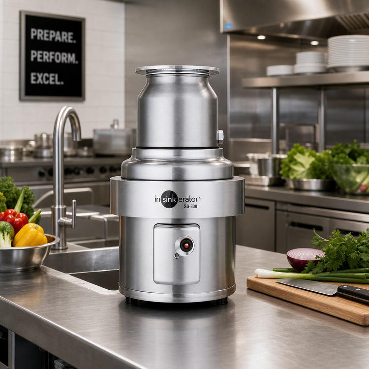 Product image #2 for InSinkErator SS-300™ Complete Food Waste Disposer Package with 15-Inch Bowl, 3 HP Motor, and Stainless Steel Construction