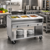Thumbnail image #2 for Randell Custom & Serving 48 Inch Electric Hot Food Table, 3-Pan Open Well, Open Shelf Base