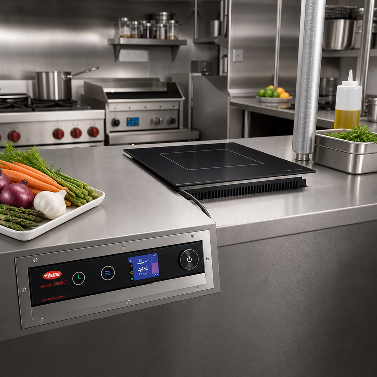 Product image #2 for Hatco Rapide Cuisine Drop-In Single-Burner Commercial Induction Range, 120V, 1440W