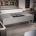 Thumbnail image #2 for Glastender 84-Inch Wide x 19-Inch Deep Three-Compartment Underbar Sink Unit with Dual Drainboards