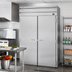Thumbnail image #2 for Beverage-Air P-Series Extra Tall Two-Section Roll-Thru Refrigerator, Standard Depth, 85.76 Cu. Ft., Stainless Steel, Top-Mounted Self-Contained
