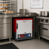 Thumbnail image #2 for Metro C5 3 Series Under-Counter Moisture Heated Holding and Proofing Cabinet, Red Insulation Armour, 10-Pan Capacity