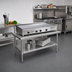 Thumbnail image #2 for Eagle Group Stainless Steel Griddle/Equipment Stand with Adjustable Undershelf, 36-3/8 Inch W x 30-3/8 Inch D