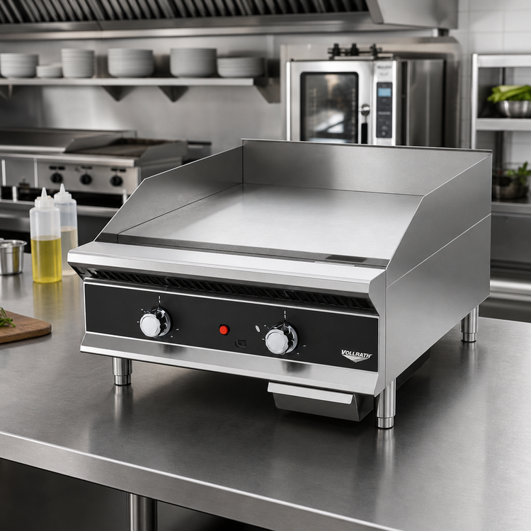 Product image #2 for Vollrath Heavy-Duty 48-Inch Countertop Thermostatic Flat Top Gas Griddle