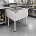 Thumbnail image #2 for Perlick TSS Series Free Standing Underbar Drainboard with Stainless Steel Legs