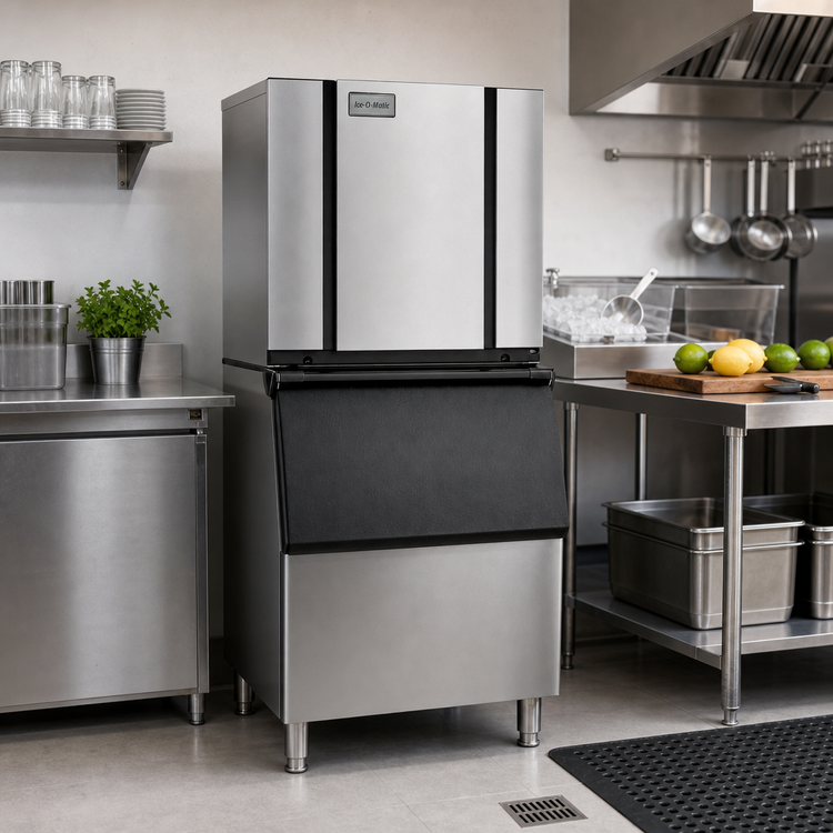 Product image #3 for Ice-O-Matic Elevation Series 22-Inch Wide Air-Cooled Modular Full-Size Cube Ice Maker, 555 lb Daily Production