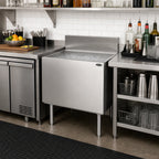 Thumbnail image #2 for Krowne Royal Series KR19-24DP Stainless Steel Underbar Ice Bin/Cocktail Unit, 24 x 19 in., 97-lb Capacity, 15-in. Deep Liner, No Cold Plate